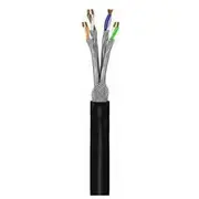 Goobay Cat 7 Kabel sieciowy zewnętrzny, miedź, S/Ftp Pimf, Black 305M 52769  4040849527692