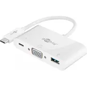 Goobay Usb-C - Vga  Usb White 62100 4040849621000
