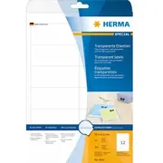 Herma Etykiety foliowe A4, folia przezroczysta matowa, 300 szt 4682  4008705046824