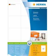 Herma Etykiety Premium 4617, A4, białe, 70 x 67,7 mm, papier matowy, 2400 szt. 4617  4008705046176