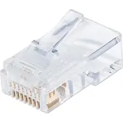 Intellinet Network Solutions Wtyk modularny Rj45 8P8C Cat5E Utp na drut słoik 100Szt. 790512  0766623790512