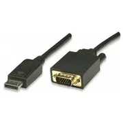 Kabel Techly Displayport - D-Sub Vga 1.8M Black Icoc-Dsp-V-018  8057685306288