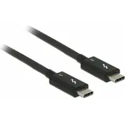 Kabel Usb Delock Thunderbolt - 0.5 m Black 84844  4043619848447