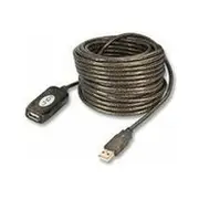Kabel Usb Lindy Usb-A - 20 m Black 42631  4002888426312