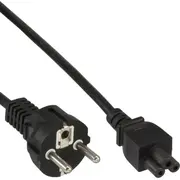 Kabel zasilający Inline 40Pcs. pack Bulk-Pack Power cord for notebook, black, 1.8M, bulk  B-16656X 4043718253340