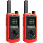 Walkie-Talkie Baofeng Bf-T17 red, 2 pieces  5903815492693 Radbafkro0008