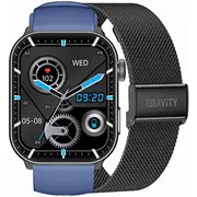 Męski Gravity Gt28-3 Pasek  Bransoleta Granatowo Black 5900148052754