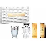 Paco Rabanne Set Miniatur One Million Edt 5Ml  Elixir Intense Edp Invictus Phantom 3349668630820
