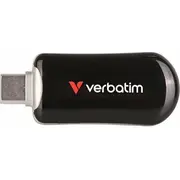 Pendrive Verbatim Plectra 128Gb Usb-C Black/Black 30225  0023942302254
