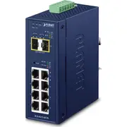 Planet Ip30 Industrial L2/L4 8-Port Zarządzany Gigabit Ethernet 10/100/1000 Blue  Igs-4215-8T2S 4711605286275