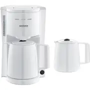 Severin Ka 9309 white Filter Coffee Maker with 2 Pots  4008146044298