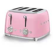 Smeg Toaster 4X4 50Style Pink Tsf03Pkeu  8017709263393
