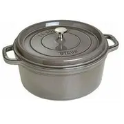 Staub La Cocotte 20Cm rund. Graphit-Grau. Gusseisen  40509-304-0 3272341020185