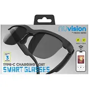 Inteligentne okulary przeciwsłoneczne z słuchawkami Sbs Nuvision 8018417500169 Mhsunglassbtk 