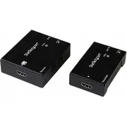 Startech Hdmi ber Cat5E / Cat6 Video Extender mit Power Kabel Poc bis zu 100M  St121Hdbtpw 0065030854177