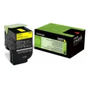 Toner Lexmark 70C20Y0 Yellow Oryginał  0734646436601