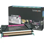 Toner Lexmark Kaseta z tonerem C736H1Mg Magenta 
