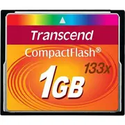 Karta Transcend 133X Compact Flash 1 Gb  Ts1Gcf133 760557811190