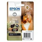 Tusz Epson Oryginalny tusz 478Xl Claria Photo Hd, grey C13T04F64010  8715946645704