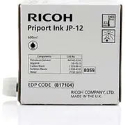 Tusz Ricoh oryginalny tusz Jp 12, black, 600Ml 817104  4250081503792