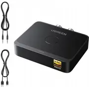 Ugreen Bezprzewodowy Bluetooth 6.0 Ldac wysokiej jakości odbiornik audio ar 3 5 mm Aux 2Xrca wyjście  6941876255450