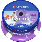 Verbatim DvdR Dl 8.5 Gb 8X 25 sztuk 43667  50023942436671