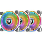 Wentylator Thermaltake Riing Quad 12 Rgb Tt Premium Edition 3-Pack  Hub Białe Cl-F100-Pl12Sw-A 4713227523349