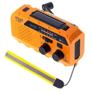 Adler  Portable radio with flashlight Ad 1197 Alarm function 5905575900678