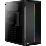Aerocool Split Midi Tower Black  Aeropgssplit-A-Bkrgb 4718009158047 Obuaerobu0032
