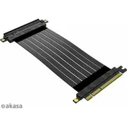 Akasa Riser Pcie 4.0 x16 Black X2 Mark Iv Ak-Cbpe03-20B  4710679550886