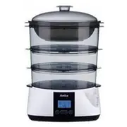 Amica Food stemaer black-white Pt3011  Lunaris Parowar 5906006900731 Hkamipapt301100