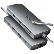 Axagon  Multi port Usb-C 5Gbps hub Hmc-8Hlsa 8595247907523