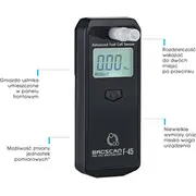 Bacscan Breathalyzers-Coin F-45  5907437062753 Eiabscalk0002
