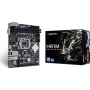 Biostar H61Mhv3 motherboard Intel H61 Lga 1155 Socket H2 micro Atx  4712960685208 Plybio1550001