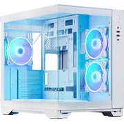 Chieftec Pc case Visio Gm-30W-T G-Op 6Xfans Argb white  Gm-30W-Tg-Op 0753263079145