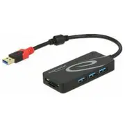 Delock 1X Sd microSD  3X Usb-A 3.1 Gen1 62899 4043619628995
