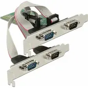 Delock Pcie 2.0 x1 - 4X Rs-232 89557  4043619895571