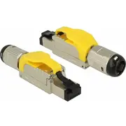 Delock Rj45 wtyk konfekcjonowany. Cat6A Metall wykończony.  86287 4043619862870