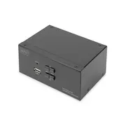 Digitus Kvm , 2-Port, Dual Display, 4K, Displayport  Ds-12862 4016032478133