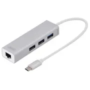Digitus  Usb Type-C 3-Port Hub Gigabit Ethernet Da-70255 4016032430100