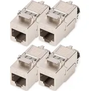 Digitus Cat 8.1 Keystone Modul, geschirmt, werkzeugfrei 4 Stk.  Dn-93816-4 4016032495192