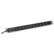 Digitus  Aluminum outlet strip, Iec C14 plug Dn-95404 Sockets quantity 10 4016032266426