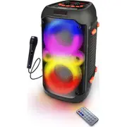 Esperanza Ep156 Bt Fm Led Rgb Karaoke Speaker Black 20W  5901299961193 Akgespglo0035