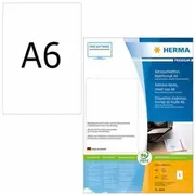 Herma Etykiety adresowe Premium A6, 105 x 148 mm, białe, trwałe przyleganie - 8689  4008705086899