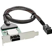 Inline Sas Hd Low Profile Adapter Bracket ext. Sff-8088 to int. Sff-8643 0.5M  27656C 4043718317486