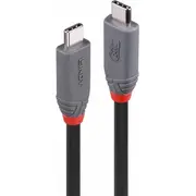 Kabel Usb Lindy Usb-C - 0.8 m Black 36956  4002888369565