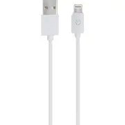Kabel Usb Realpower Usb-A - Lightning 1 m White 255649  4040895004895