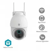Kamera Ip Nedis Smartlife kamera zewnętrzne  Spotlight 3Mp Full Hd 1296P Pan tilt Ip65 Wificbo51Wt 5412810468768
