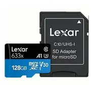 Karta Lexar 633X Microsdxc 128 Gb Uhs-I/U3 A1 V30 Lmsblpl128G-Bnang  90843367139876