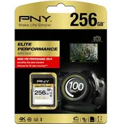Karta Pny Elite Performance Sdxc 256 Gb Class 10 Uhs-I/U3  Sd256Eliper-Ef 3536401537090